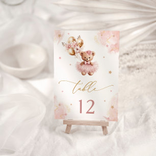 Pink Girl Niedlich Teddy Bear Babydusche