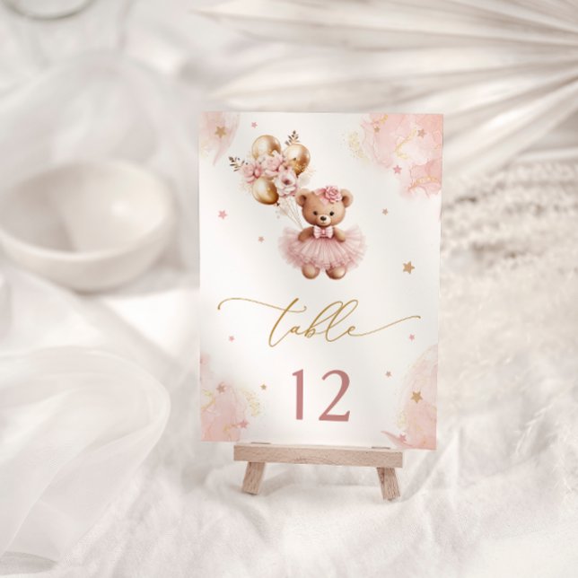 Pink Girl Niedlich Teddy Bear Babydusche (Von Creator hochgeladen)