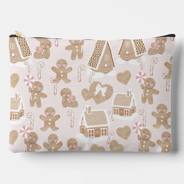 Pink! Girls Christmas Makeup Wash Tasche (Vorderseite)