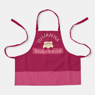 Pink Girls definitiv auf der Nizzaer Liste Urlaub  Schürze