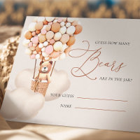 Pink Girls raten wie viele Bären Balloons Tickets