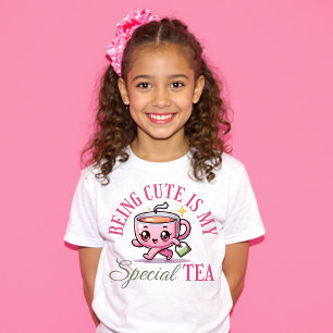 Pink Girly Niedlich sein ist mein Special Tee Shir