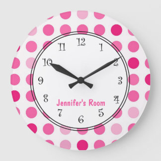 Pink Girly Personalisierte Uhren