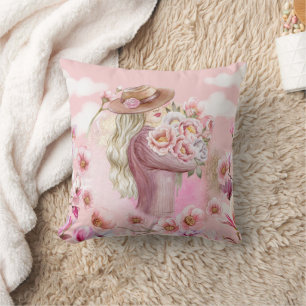 Pink Girly Throw Kissen - Soft & Stylish