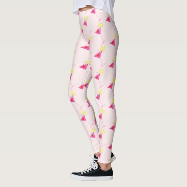 Pink Giro Cocktail Leggings (Links)