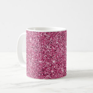 Pink Glitz Glitzer Kaffeetasse