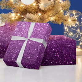 Pink-Glitzer-Muster Geschenkpapier