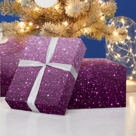 Pink-Glitzer-Muster Geschenkpapier