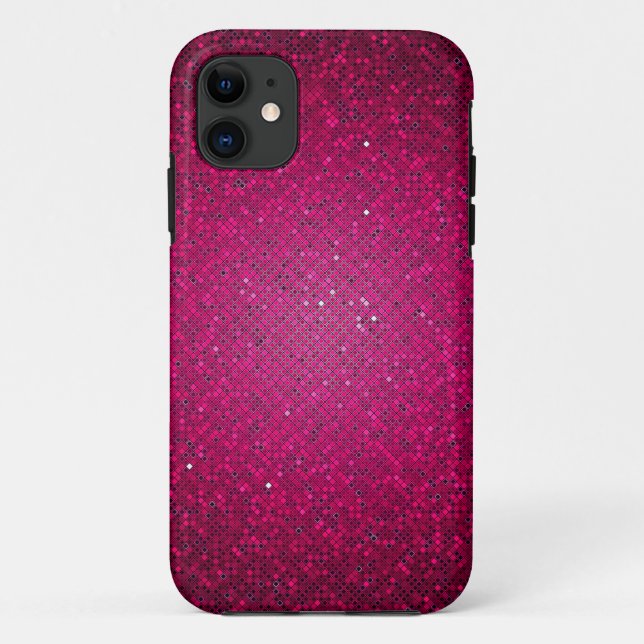 Pink Glitzer Sequin iPhone 5 Mate Tough™ Fall Case-Mate iPhone Hülle (Rückseite)
