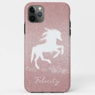 Pink Glitzer Unicorn iPhone Case für Case-Mate