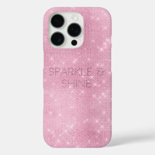 Pink Glitzy Chic Glam Sparkle iPhone 16 Pro Hülle
