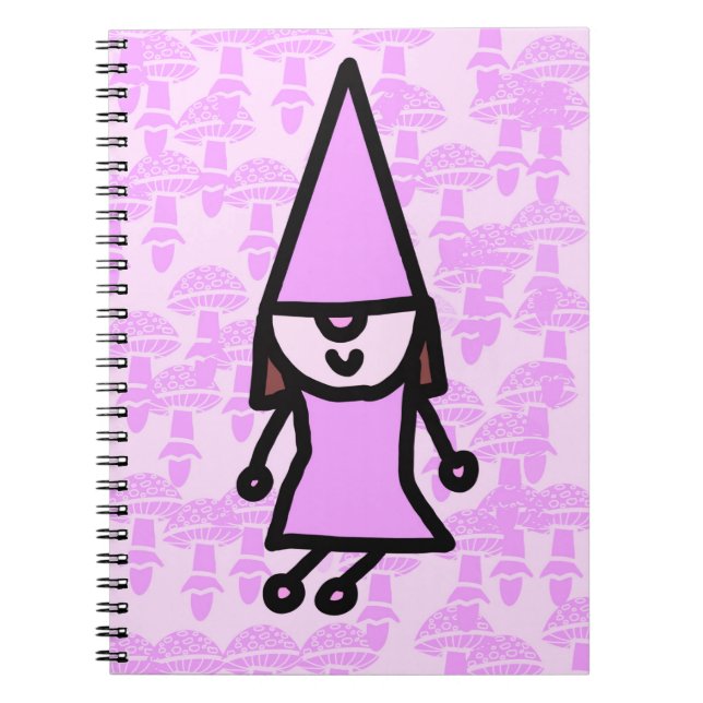 Pink Gnome Notizblock (Vorderseite)