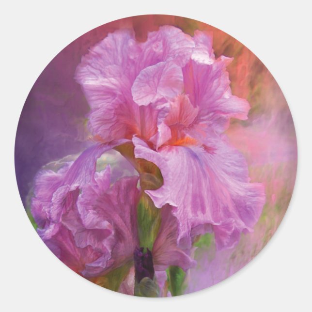 Pink Goddess Art Sticker (Vorderseite)