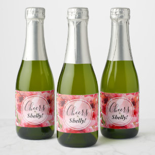 Pink Gold Aquarell Brautparty Mini