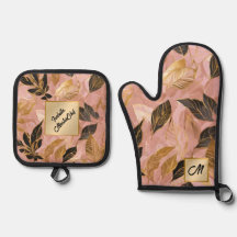 Pink Gold Beliebte Boho Blätter Kollektion