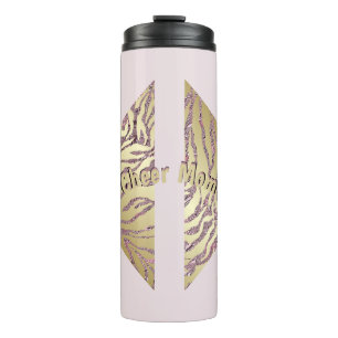 Pink & Gold Cheer Mama Thermosbecher