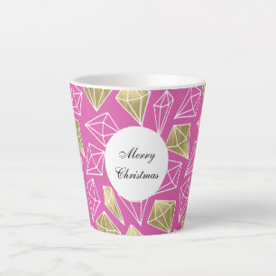 Pink Gold Diamonds Weihnachten Milchtasse