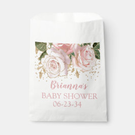 Pink Gold Glitzer Rose Kinderdusche Geschenktütchen