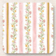 Pink Gold Hard Plastic Square Untersetzer