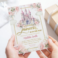 Pink Gold Kleine Prinzessin Royal Castle Babydusch