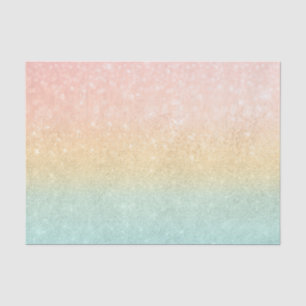 Pink Gold Mint Glitzer Ombre Luxus Design Seidenpapier