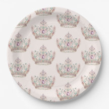 Pink Gold Princess Crown Fairytale Birthday