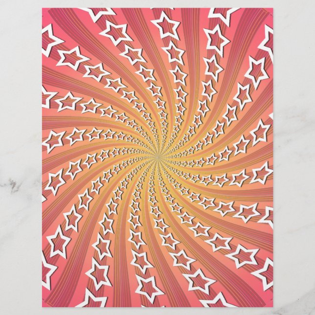 Pink & Gold Sternspirale: Flyer (Vorne)
