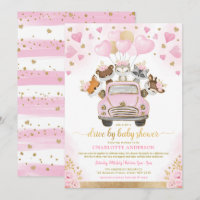 Pink Gold Valentines Woodland Drive by Baby Showro