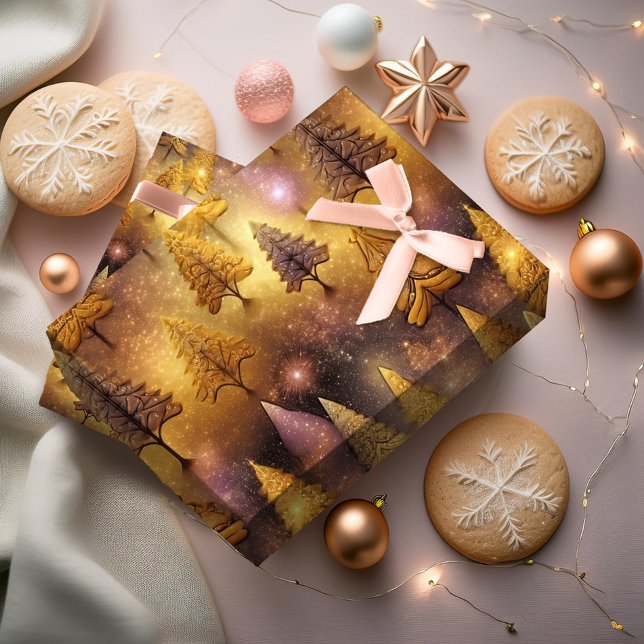 Pink Gold Weihnachtsmuster#19 ID1009 Geschenkpapier (Von Creator hochgeladen)