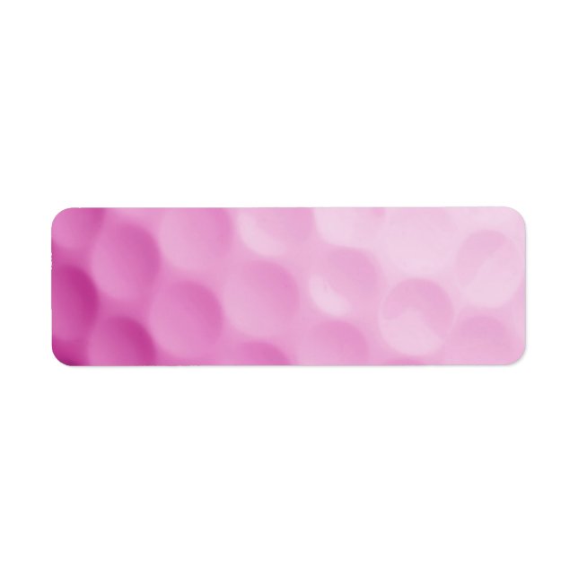 Pink Golf Ball Hintergrund Maßgeschneiderte Vorlag (Vorne)