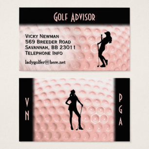 Pink Golf Ball Sports Doppelseite