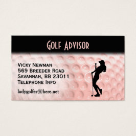 Pink Golf Ball Sports Doppelseite