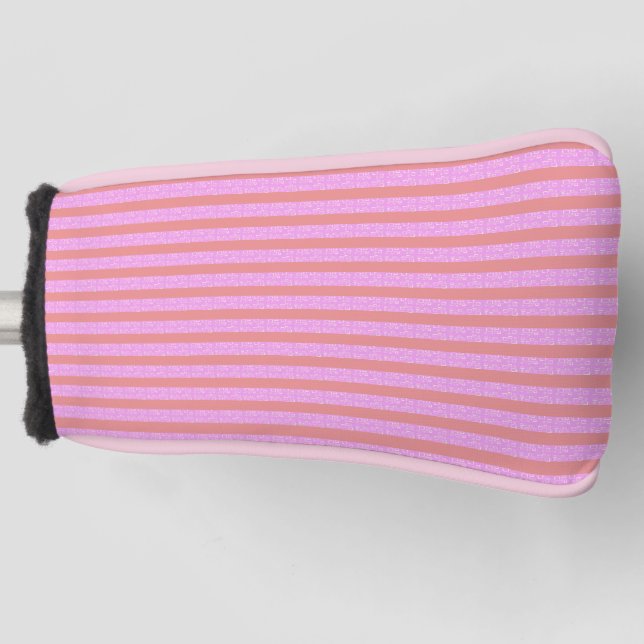 Pink Golf Head Cover Headcover (Vorderseite)