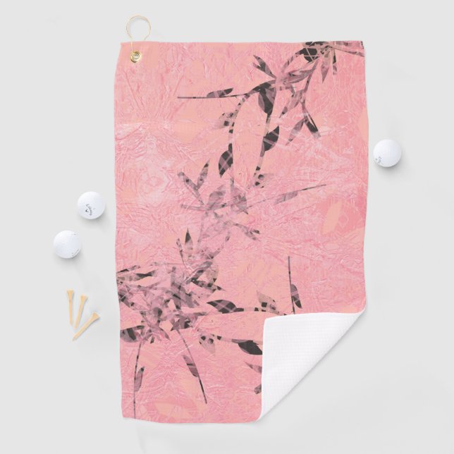 pink golfhandtuch (Insitu)