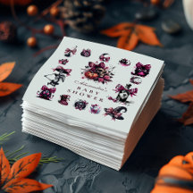 Pink Gothic Halloween Babydusche