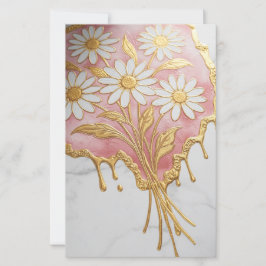 Pink Gouache Floral Painting