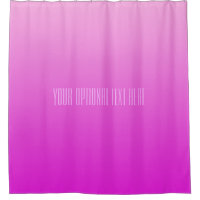 Pink Gradient, benutzerdefinierter Text Duschvorha