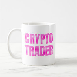 Pink Gradient Crypto Trader Tasse