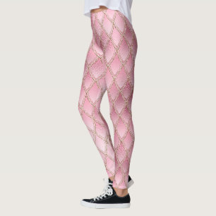 Pink Gradient Dragon skaliert Leggings
