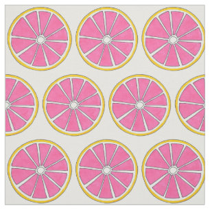 Pink Grapefruit Citrus Fruit Tropical Beach Frucht Stoff