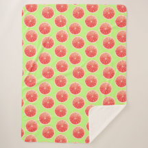 Pink Grapefruit Slices Pattern
