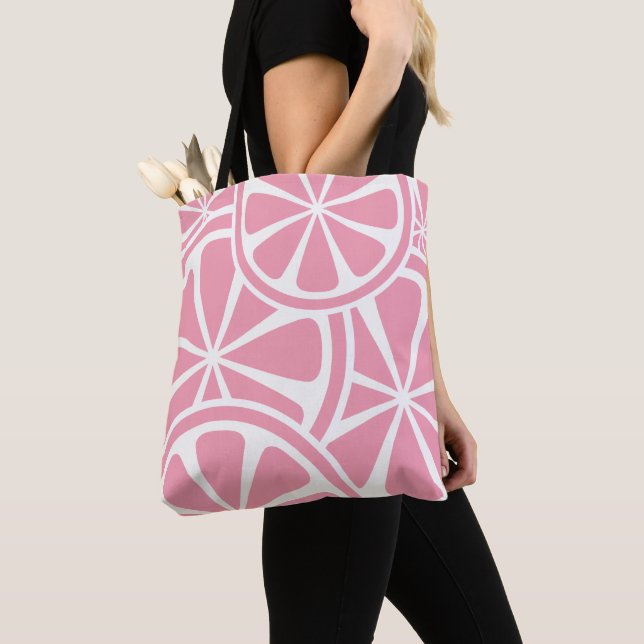 Pink Grapefruit Slices Tote Bag (Von Nahem)