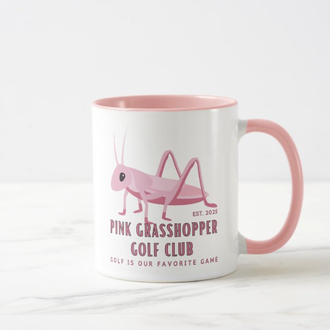 Pink Grasshopper Golf Club Tasse (Rechts)