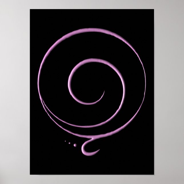 Pink Gratitude  Poster (Vorne)