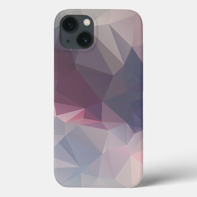 Pink-grau-Abstrakt-Pyramidendesign Case-Mate iPhone Hülle (Rückseite)