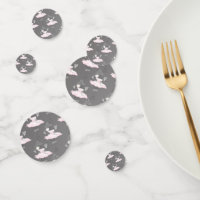 Pink & Grau Couture Ballerina Geburtstagsparty