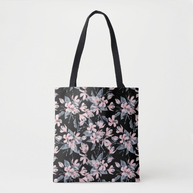 Pink & Grau Wasserfarben-Muster (Vorderseite)