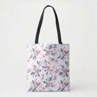 Pink & Grau Wasserfarben-Muster