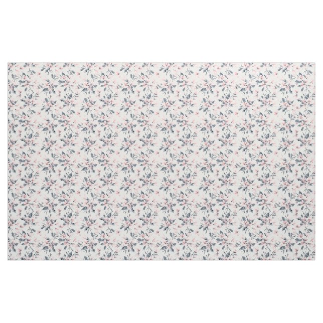 Pink & Grau Wasserfarben-Muster Stoff (Yard (91,4 cm))