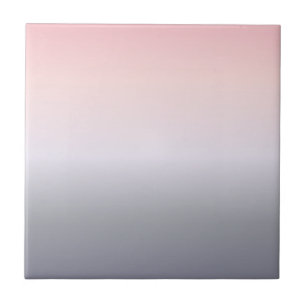 Pink Gray Gradient Fliese